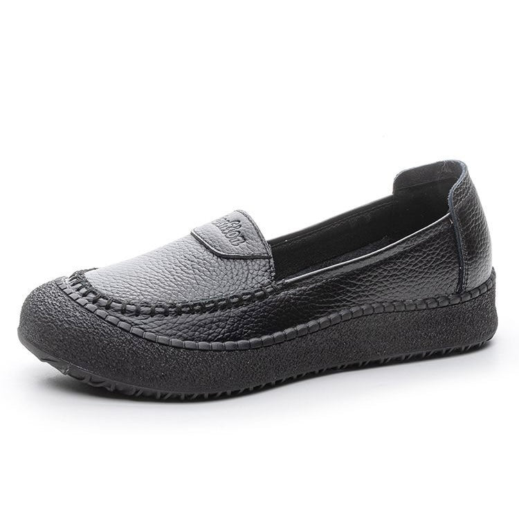 Schuhe mit weicher Sohle aus 100 % echtem Rindsleder