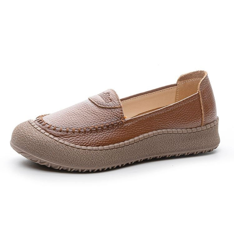Schuhe mit weicher Sohle aus 100 % echtem Rindsleder
