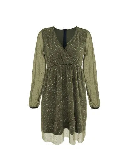 Mini Kleid mit Ballonärmeln