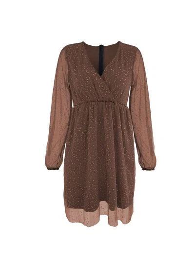 Mini Kleid mit Ballonärmeln