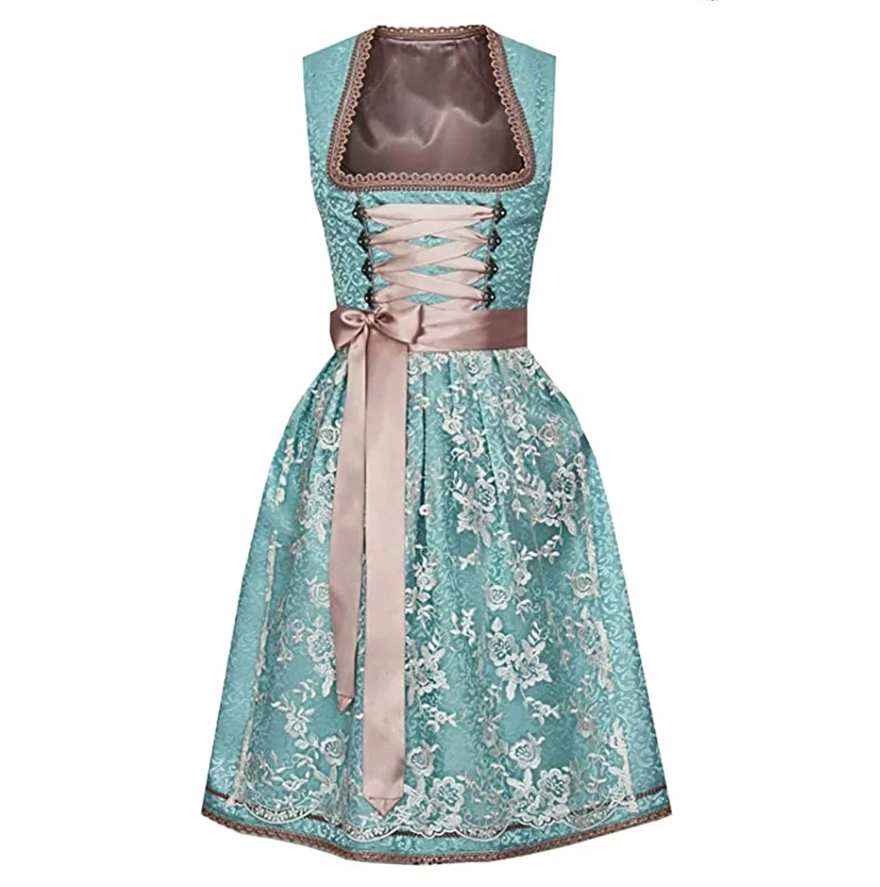Einzigartige Damen Tracht mit Schürze Perfekt für Oktoberfest
