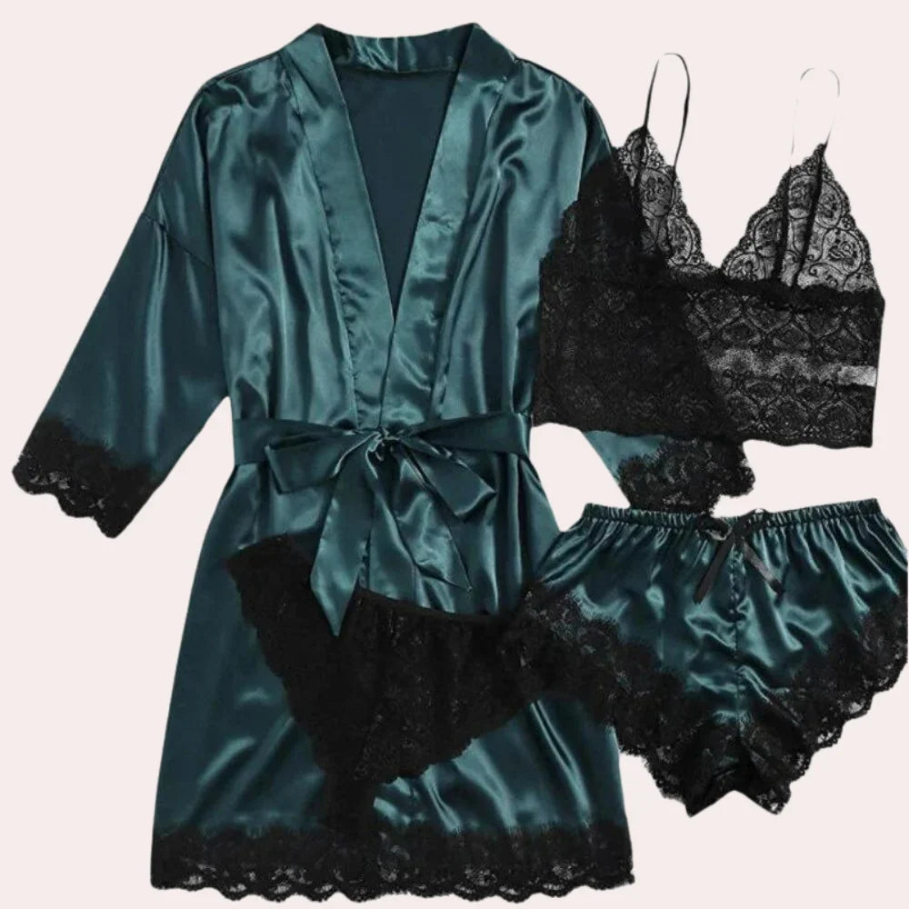 4-Teilige Lingerie-Kleid