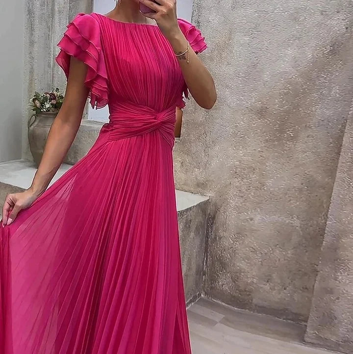 Elegantes Buntes Abendkleid