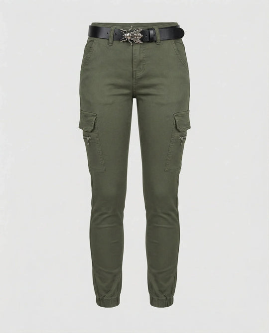 Damen Cargo-Jeans Komfort