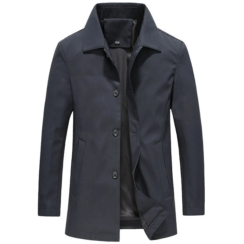 Herren Knopf-down Kragen Jacke