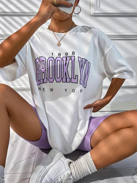 Brooklyn York Vintage Oversized T-shirt