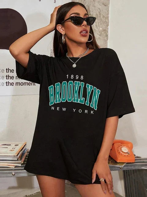 Brooklyn York Vintage Oversized T-shirt