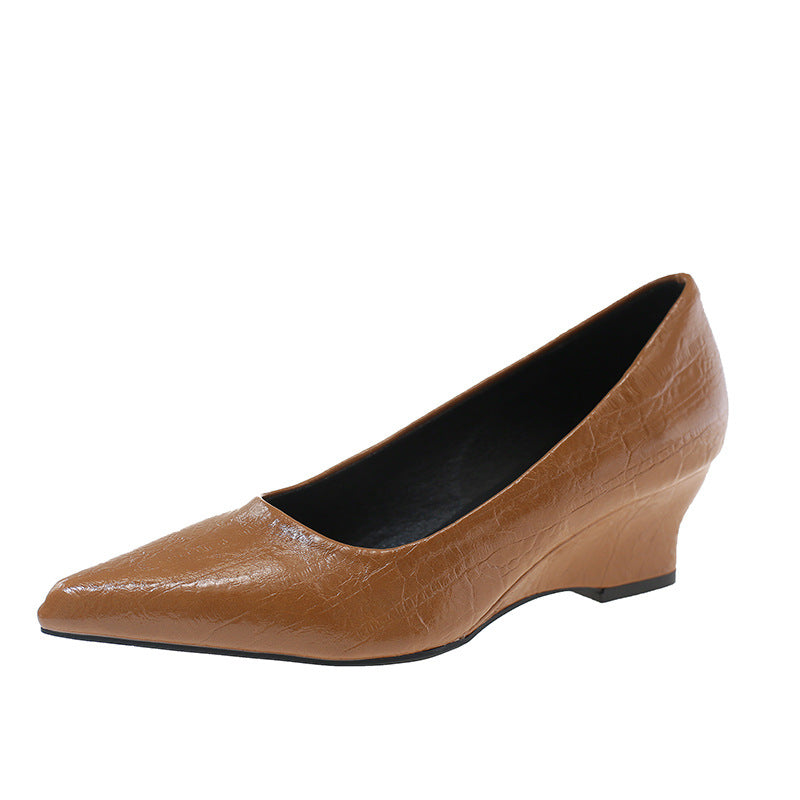 Halbschuhe für Damen mit Keilabsatz
