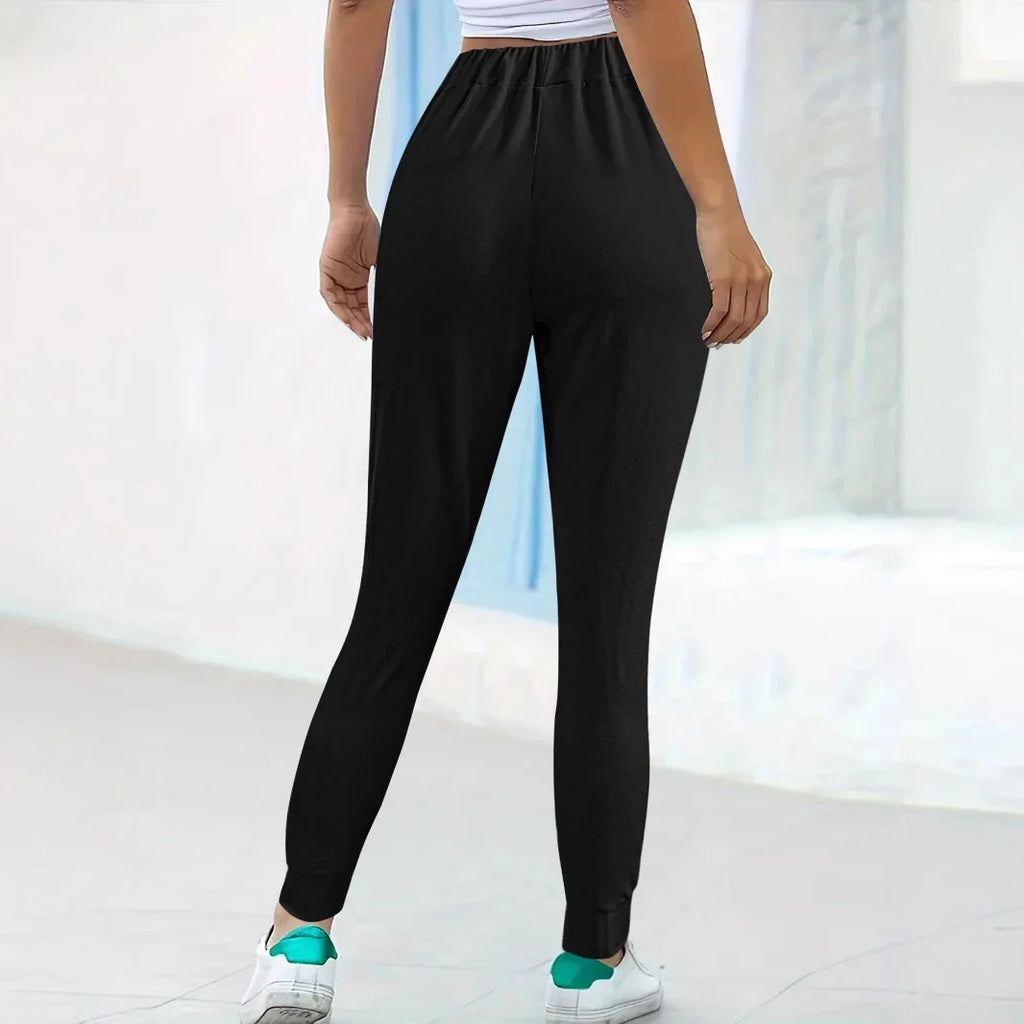 Damen Bequeme Jogginghose mit elastischem Bund und praktischen Taschen