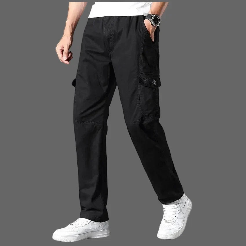 Herren Cargo-Hosen mit multifunktionalen Taschen und atmungsaktivem Stoff