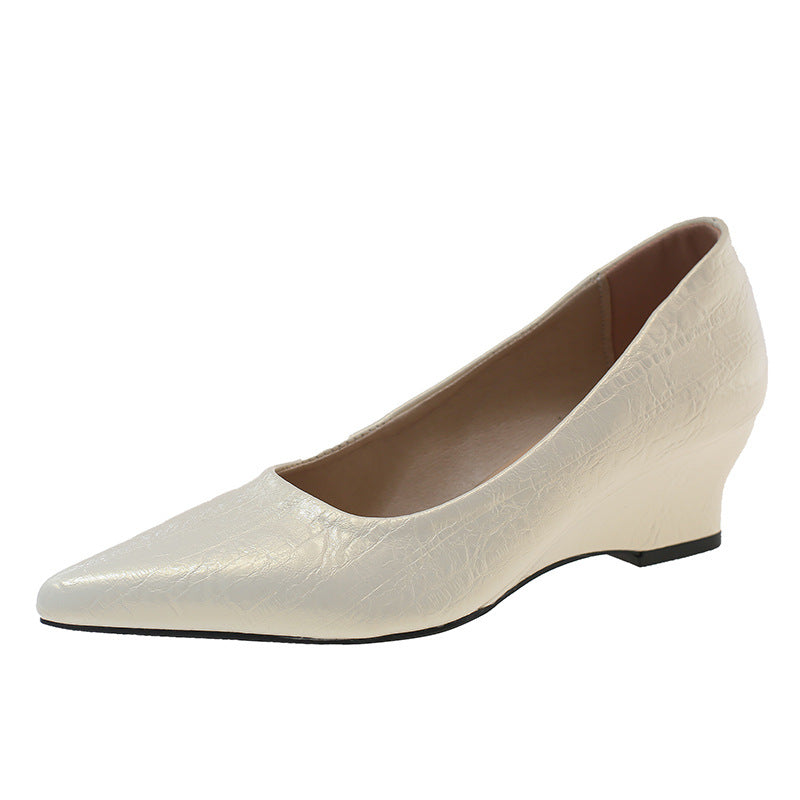 Halbschuhe für Damen mit Keilabsatz