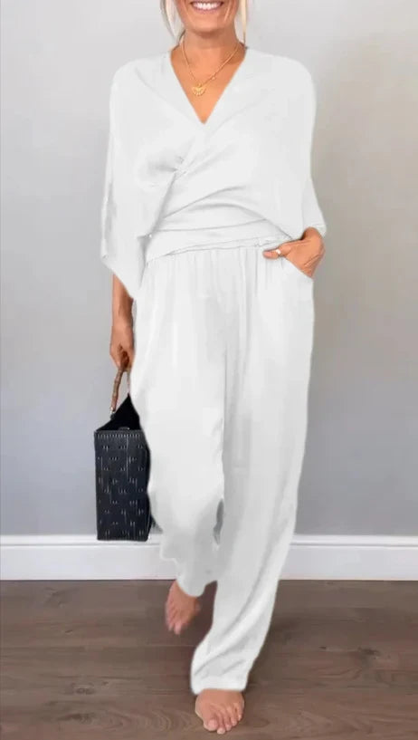 Damen elegantes und bequemes Jumpsuit Set
