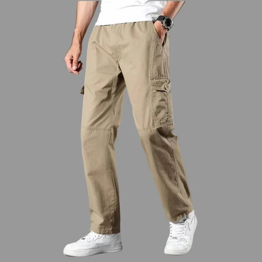 Herren Cargo-Hosen mit multifunktionalen Taschen und atmungsaktivem Stoff