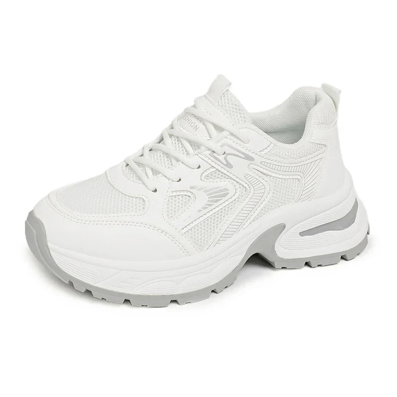 Damen atmungsaktive Sport Sneakers mit dämpfender Sohle und rutschfestem Profil