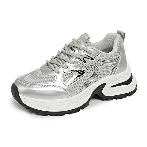 Damen atmungsaktive Sport Sneakers mit dämpfender Sohle und rutschfestem Profil