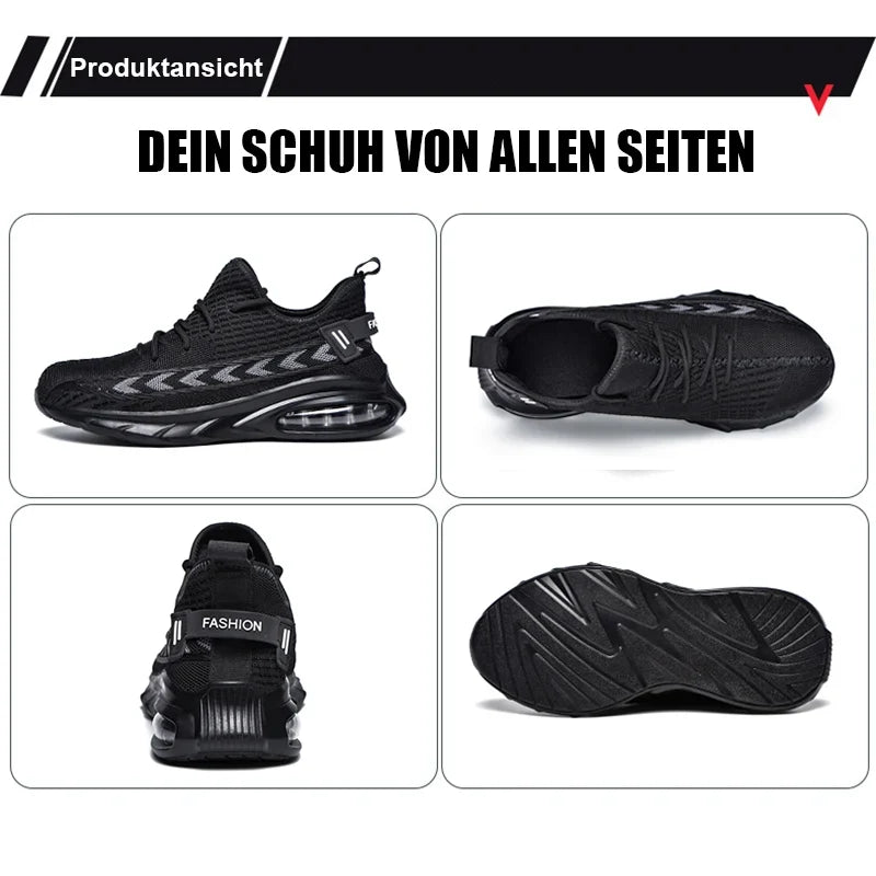 Stoßdämpfende Sicherheitsschuhe mit Luftkissen