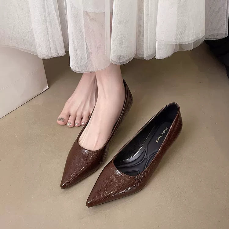 Halbschuhe für Damen mit Keilabsatz