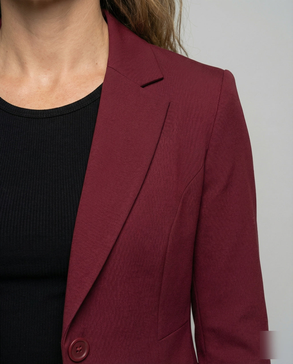 Damen Klassische Prinzessnähte Business-Sakko