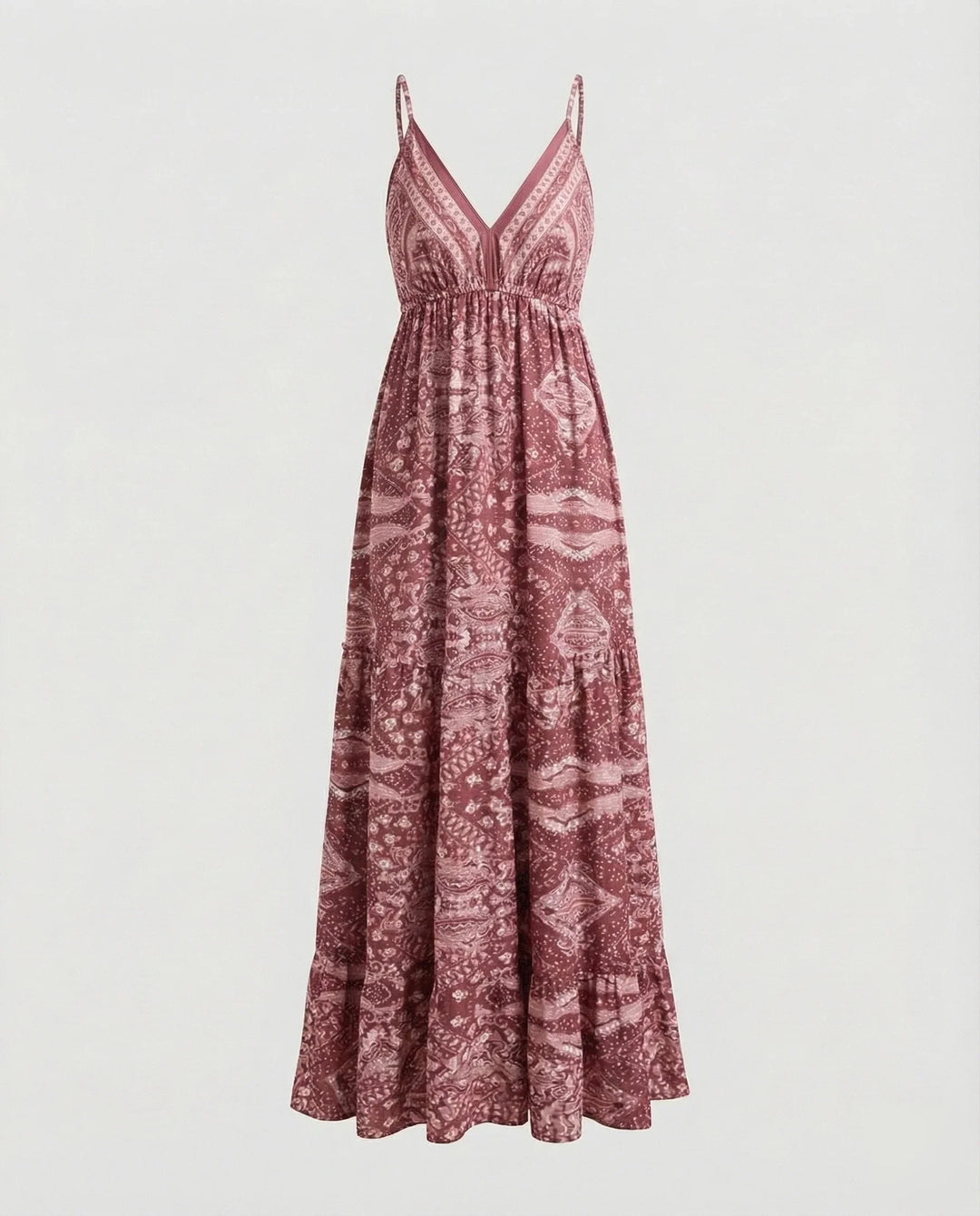 Damen Romantische Spitzen-Bustier Mischgewebe Boho-Longdress