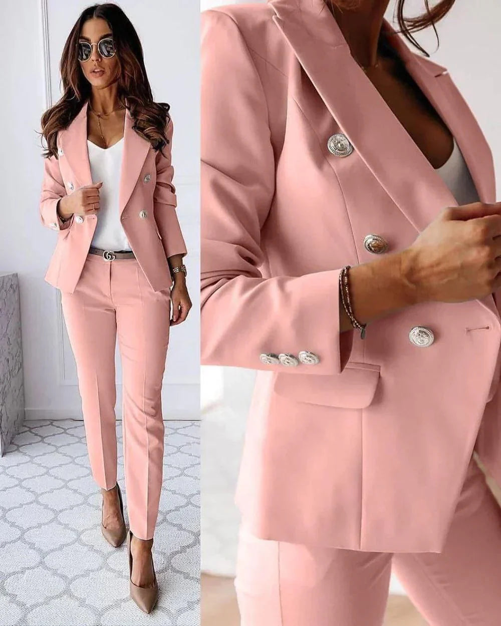 Stilvolles Business-Set - Blazer+Hose