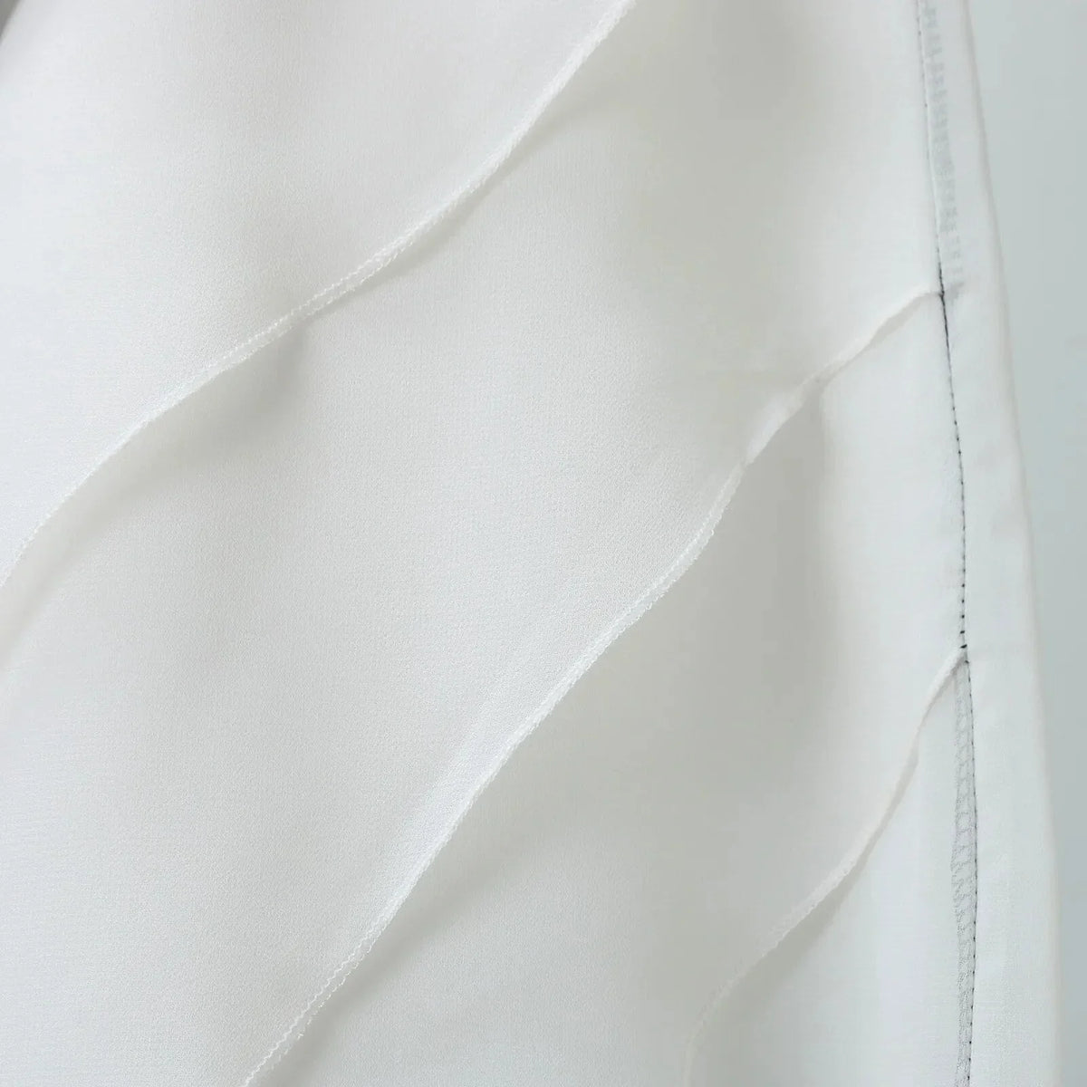 Elegantes Schwarz-Weiß Gradient Ärmelloses Patchwork Maxikleid