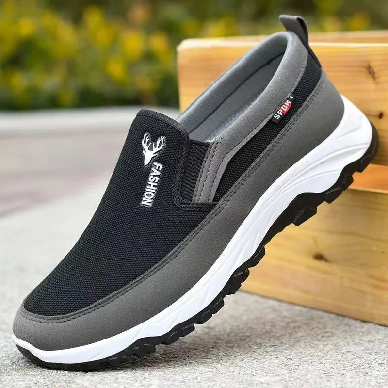 Herren Slip-On Mesh Turnschuhe