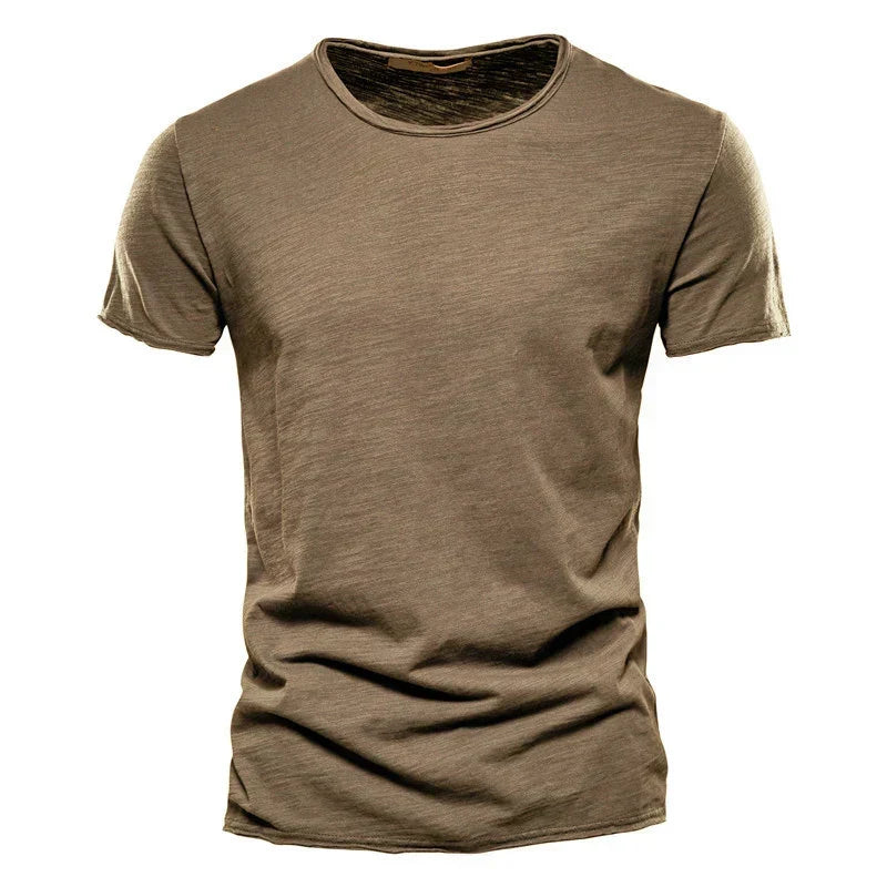 Lässiges Baumwoll-T-Shirt