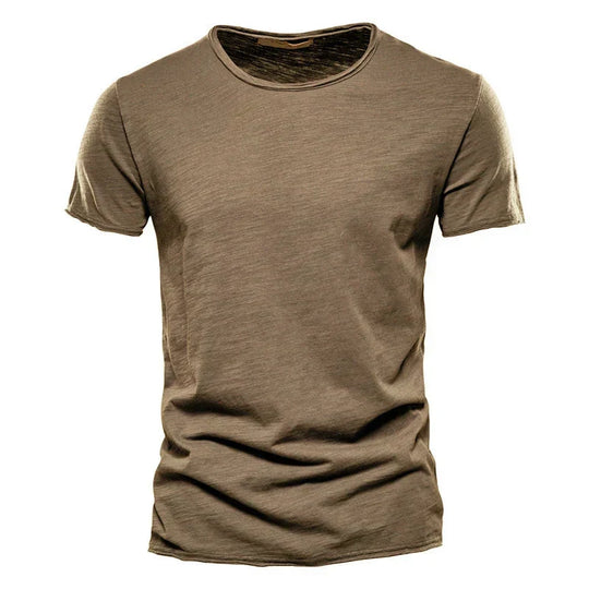 Lässiges Baumwoll-T-Shirt