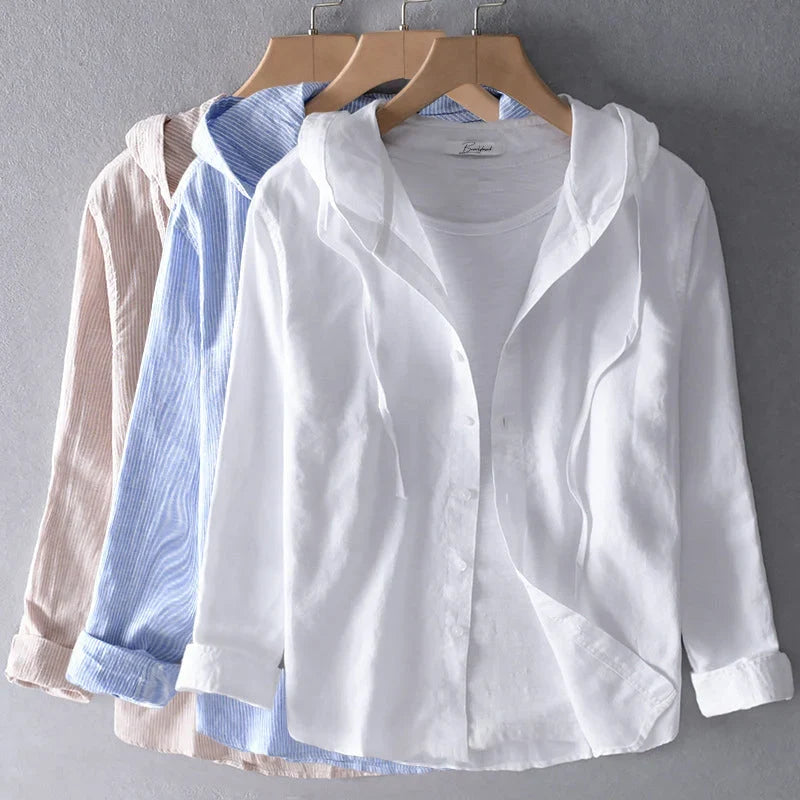 Hooded shirt