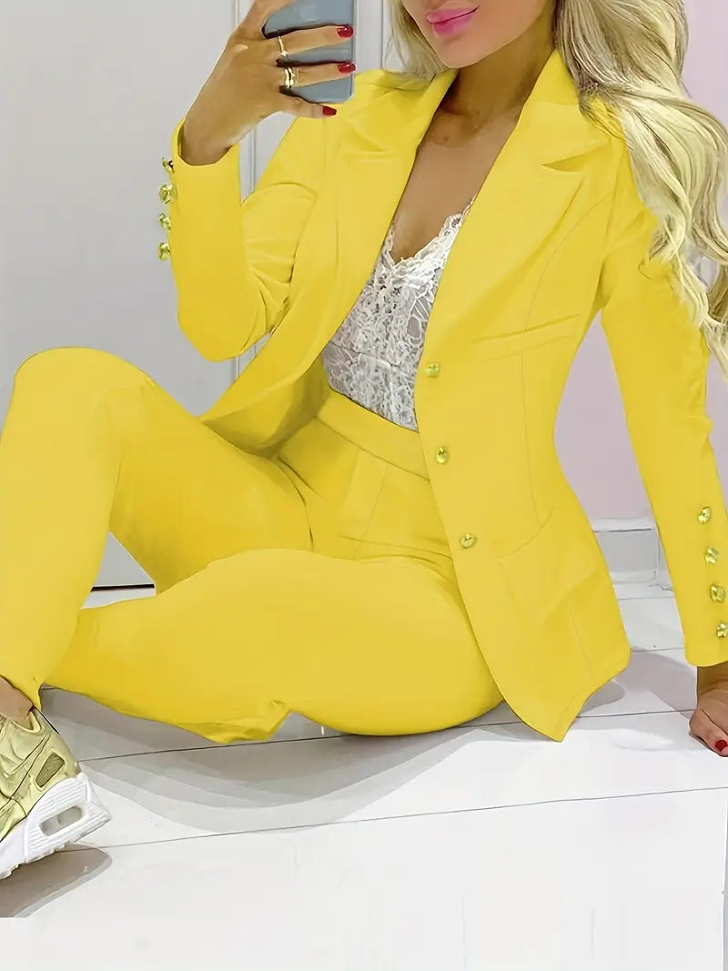 Stilvolles Business-Set - Blazer+Hose