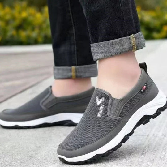 Herren Slip-On Mesh Turnschuhe