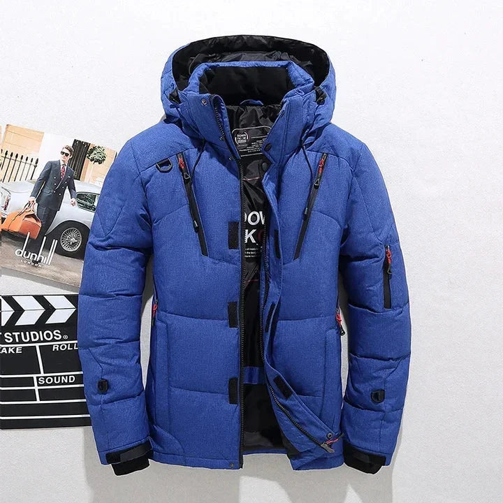 Elegante Daunenjacke Aus Hochwertigem Material für Maximalen Stil und Wärme