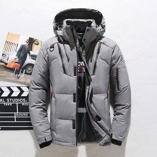 Elegante Daunenjacke Aus Hochwertigem Material für Maximalen Stil und Wärme