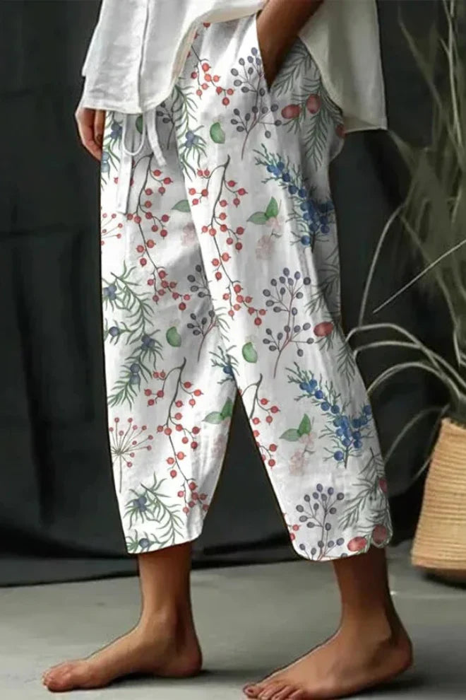 Lässig Einzigartig Bedruckte Knopf-Taschen-Hose